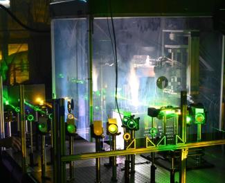 : Picture of a CARS setup the PI has worked on