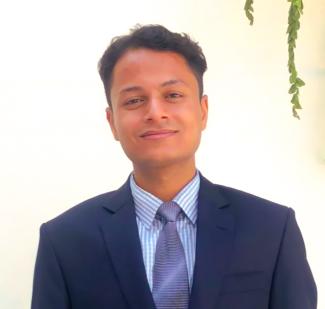 Portrait picture of Nimesh Chaulagain, Ph.D. student in the CoRe Flow Lab